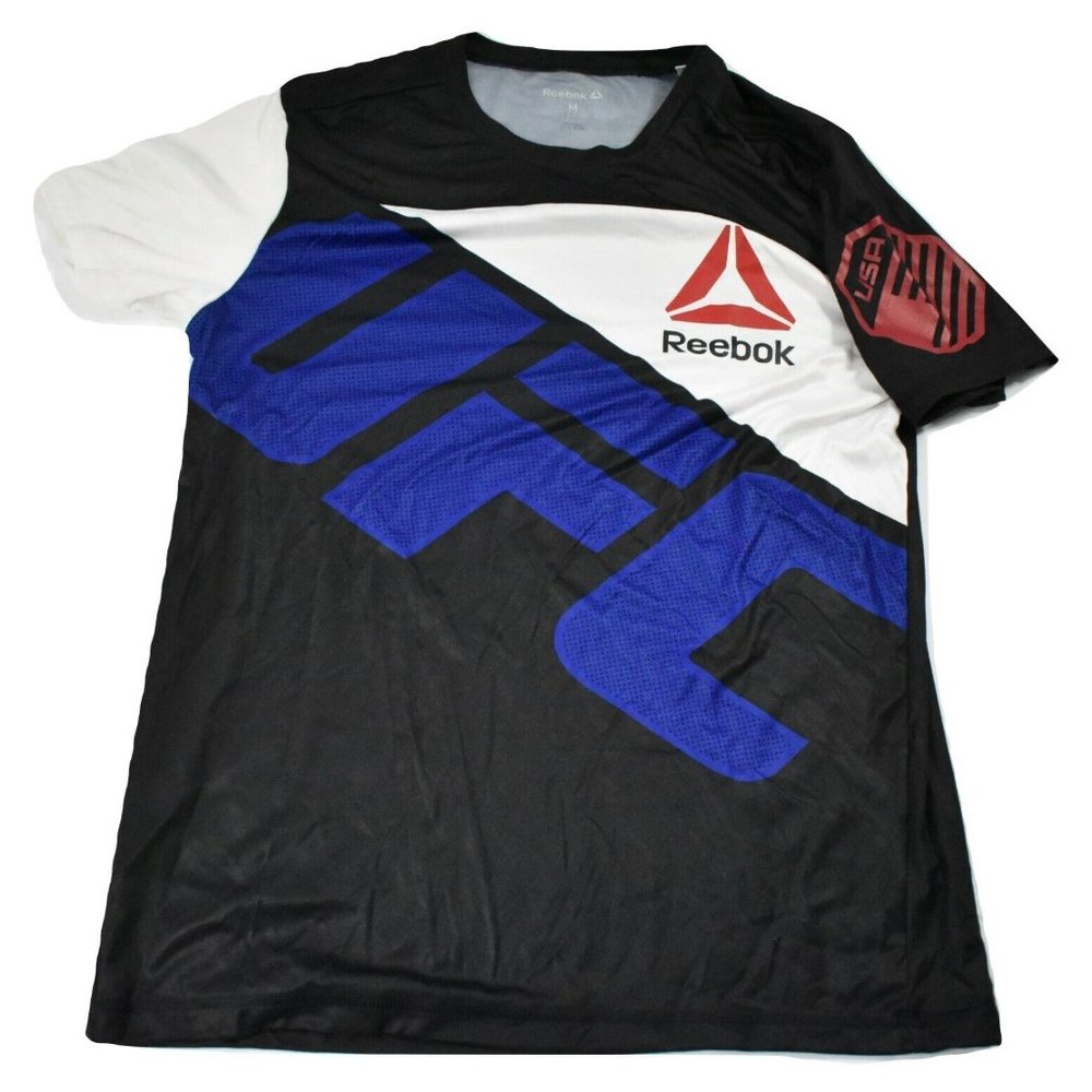 Reebok Mens UFC Ronda Rousey Walkout Jersey Shirt New